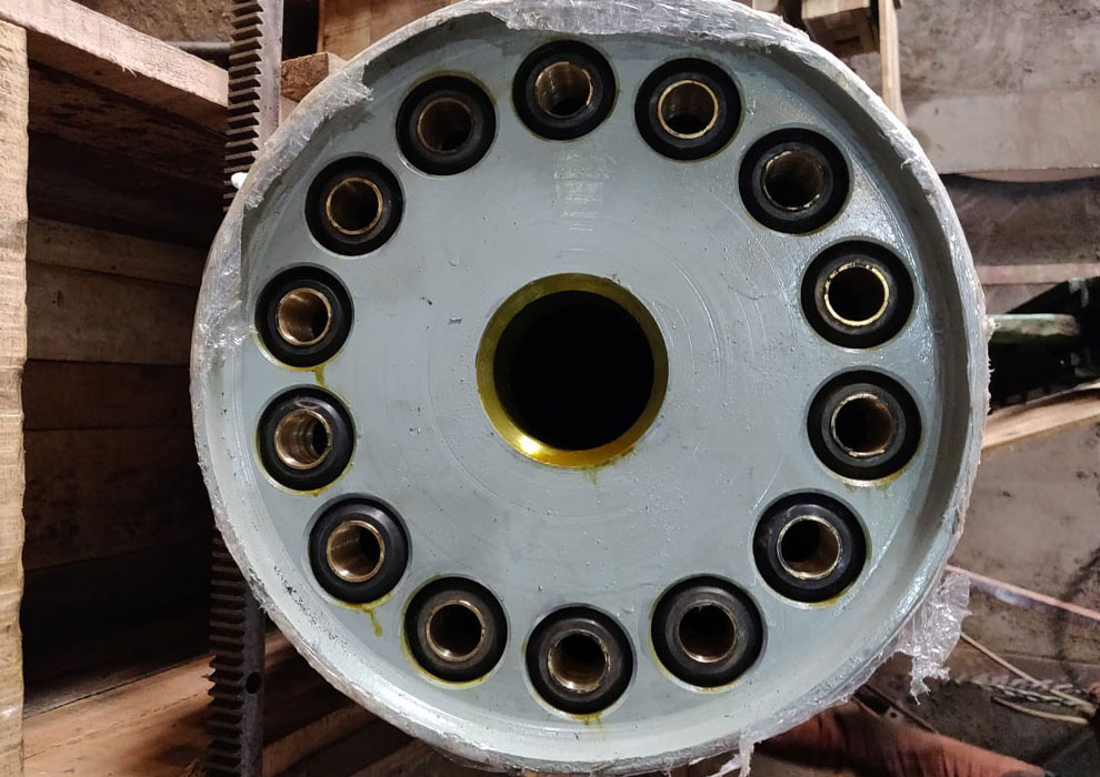 Head Pully with Rubber Bush Assembled for 36Inch Gravimetric Coal Feeders